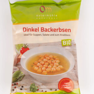 Bio-Dinkel-Backerbsen, 125g