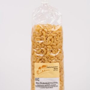 Bio-Dinkelnudeln mit Ei, Hörnchen 500g