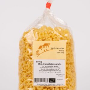 Bio-Dinkelnudeln mit Ei, Hütchen 500g