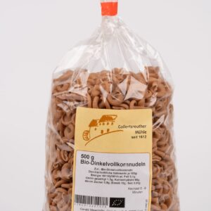 Bio-Dinkelvollkornnudeln ohne Ei, Hütchen 500g