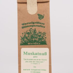 Bio-Muskatnuss ganz, 5 Stück