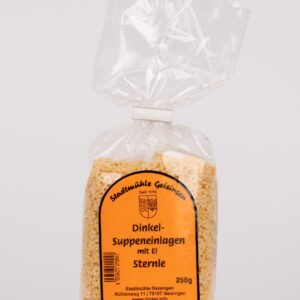 Dinkelsuppeneinlagen mit Ei, Sternchen 250g