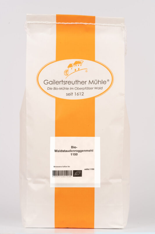 Bio-Waldstaudenroggenmehl mittel Type 1150